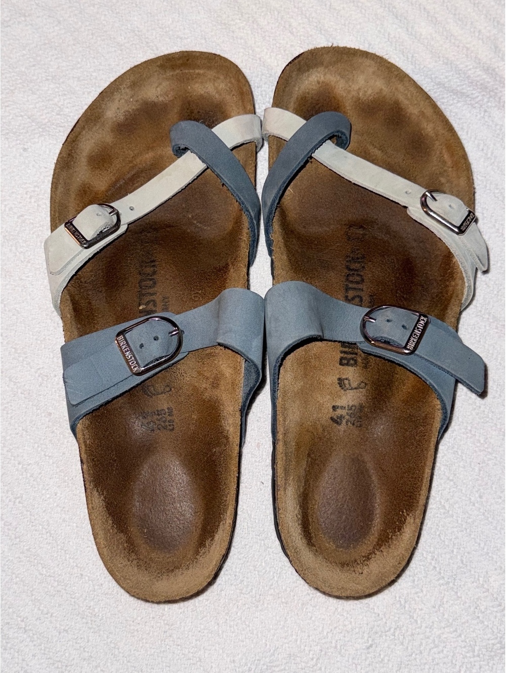 Birkenstock Mayari Two-Tone Sandals – Size 41